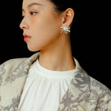 Celestial Fireworks Pearl Earrings - floysun