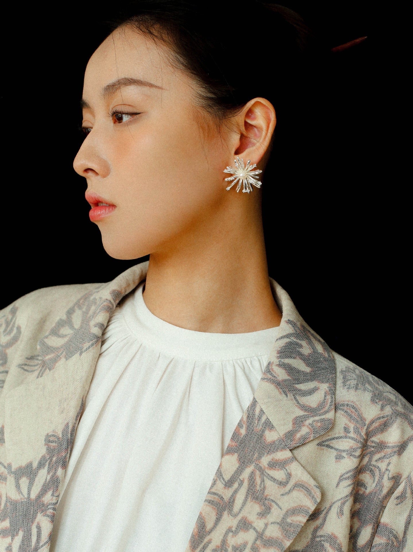 Celestial Fireworks Pearl Earrings - floysun