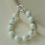 Celestial Wave Shell & Amazonite Beaded Bracelet - floysun