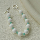 Celestial Wave Shell & Amazonite Beaded Bracelet - floysun