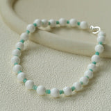 Celestial Wave Shell & Amazonite Beaded Necklace - floysun