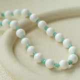 Celestial Wave Shell & Amazonite Beaded Necklace - floysun