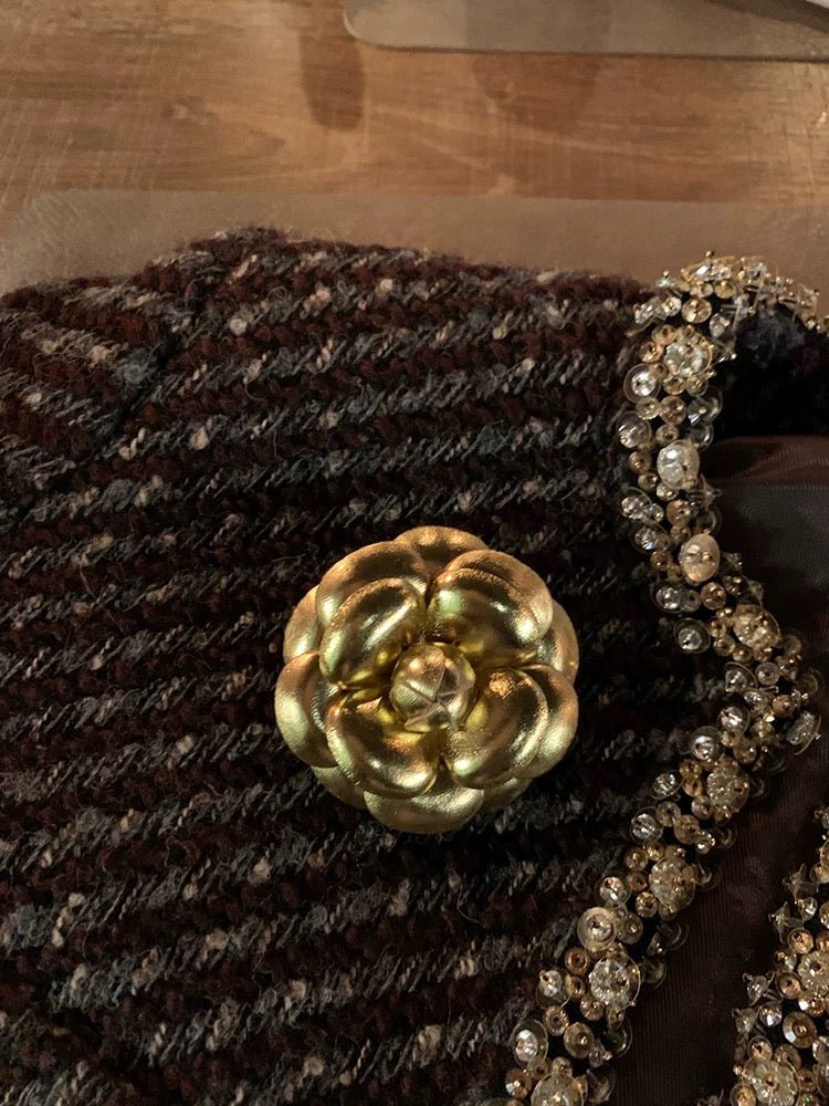 Chanel - Inspired Camellia Two - Way Brooch & Hair Clip - floysun