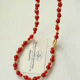 Chinese - Style Agate Gourd Necklace – Red Agate / Black Agate - floysun