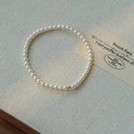 Classic 18K Gold Mini Pearl Bracelet – Natural Freshwater Pearls - floysun