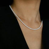 Classic Mini Pearl Necklace – Natural Freshwater Pearls - floysun