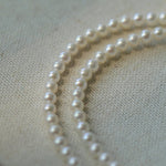 Classic Mini Pearl Necklace – Natural Freshwater Pearls - floysun