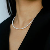 Classic Mini Pearl Necklace – Natural Freshwater Pearls - floysun