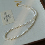 Classic Mini Pearl Necklace – Natural Freshwater Pearls - floysun