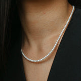Classic Mini Pearl Necklace – Natural Freshwater Pearls - floysun