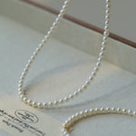 Classic Mini Pearl Necklace – Natural Freshwater Pearls - floysun