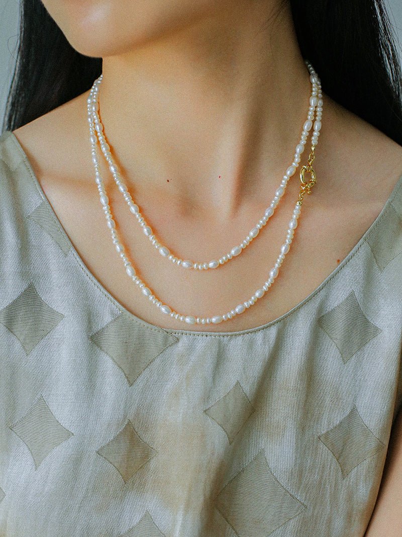 Classic Mixed Freshwater Pearl Long Style Necklace - floysun