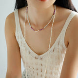 Classic Mixed Freshwater Pearl Long Style Necklace - floysun