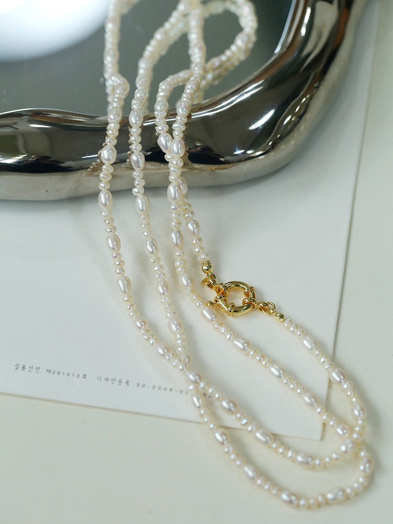 Classic Mixed Freshwater Pearl Long Style Necklace - floysun