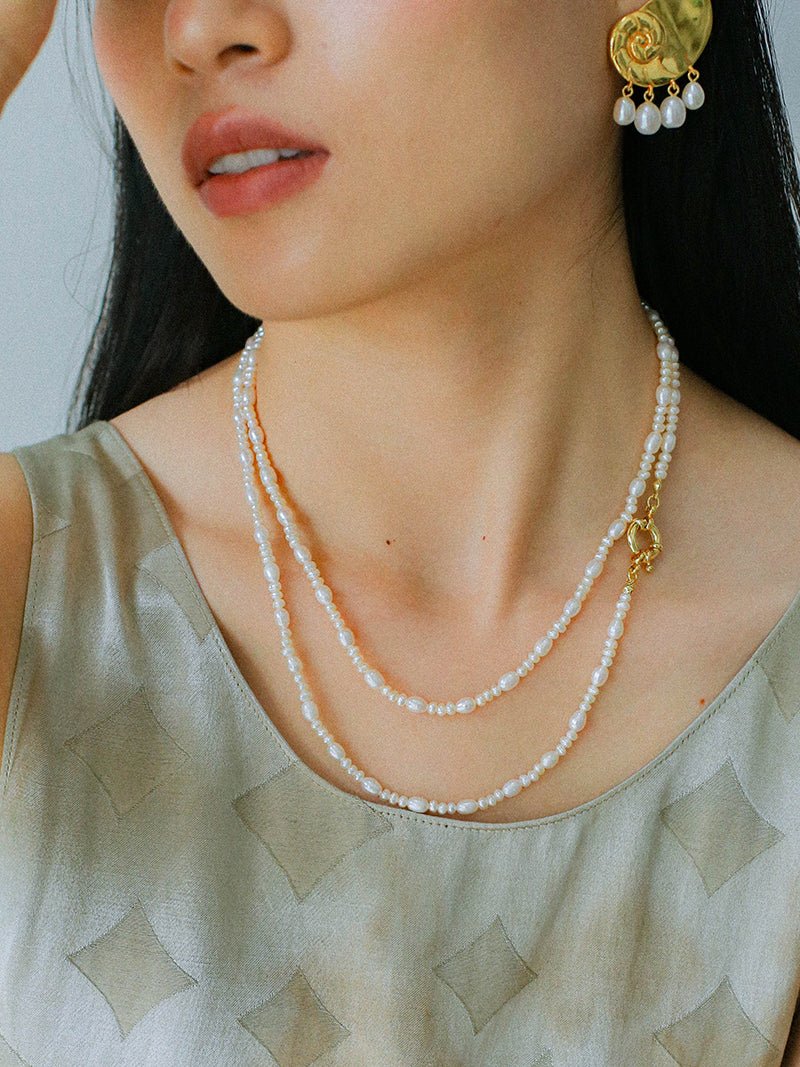 Classic Mixed Freshwater Pearl Long Style Necklace - floysun