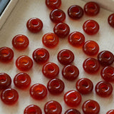 Classic Natural Stone Jade Hoop Earrings - floysun