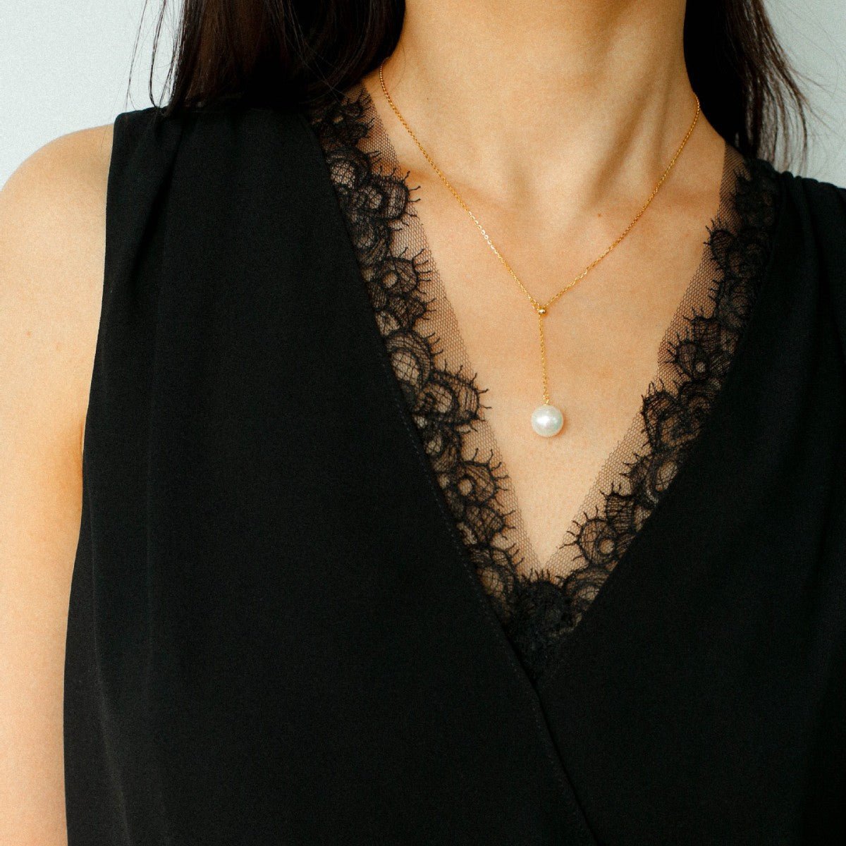 Classic Pearl Y - Shape Adjustable Chain - floysun