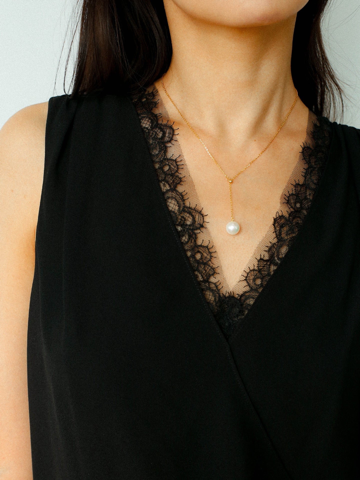Classic Pearl Y - Shape Adjustable Chain - floysun