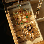 Colorful Handcrafted Glass Elephant Pearl Necklace - floysun