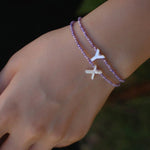 Colorful Zircon Beaded 26 Letters Bracelet - floysun