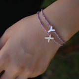 Colorful Zircon Beaded 26 Letters Bracelet - floysun