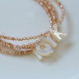 Colorful Zircon Beaded 26 Letters Bracelet - floysun