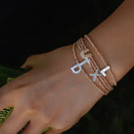Colorful Zircon Beaded 26 Letters Bracelet - floysun