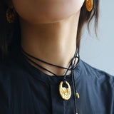 Conch Texture Hoop Earrings - floysun