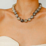 Crazy Agate Beaded Necklace - floysun