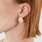 Creamy Enamel Hoop Earrings - floysun