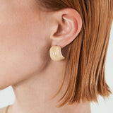 Creamy Enamel Hoop Earrings - floysun