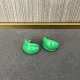 Creamy Enamel Hoop Earrings - floysun