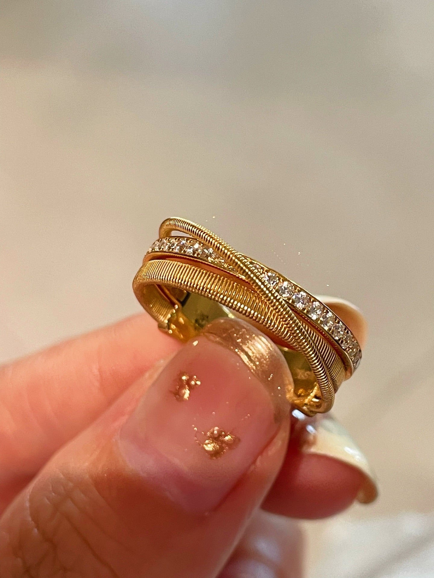 Criss - Cross Pavé Ring - floysun