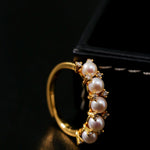 Crown Bloom Adjustable Pearl Ring - floysun