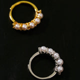 Crown Bloom Adjustable Pearl Ring - floysun