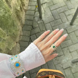 Daisy Bloom Wide Open Cuff – Agate Edition - floysun