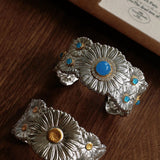 Daisy Bloom Wide Open Cuff – Agate Edition - floysun