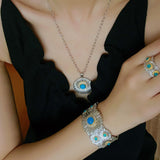 Daisy Bloom Wide Open Cuff – Agate Edition - floysun