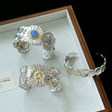 Daisy Bloom Wide Open Cuff - floysun