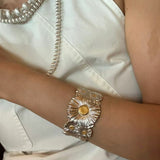 Daisy Bloom Wide Open Cuff - floysun