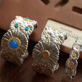 Daisy Bloom Wide Open Cuff - floysun