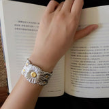 Daisy Bloom Wide Open Cuff - floysun