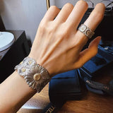 Daisy Bloom Wide Open Cuff - floysun