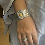 Daisy Bloom Wide Open Cuff - floysun