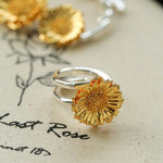 Daisy Flower Ring - Matte Gold - floysun