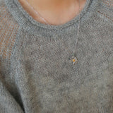 Daisy Pendant Necklace Solid 925 Sterling Silver Unisex - floysun