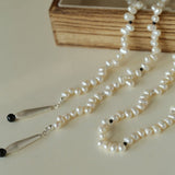 Dance of Pearls Natural Irregular Pearl Long Necklace - floysun