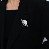 Dazzling Stars Pentagram Planet Element Brooch - floysun