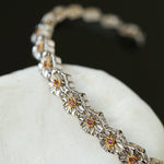 Delicate Daisy Open Cuff Bracelet - floysun