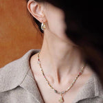 Designer 925 Sterling Silver & Gold Mixed Twisted Rope Hoop Earrings - floysun